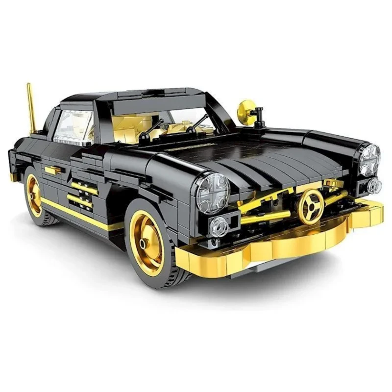 Игровой набор Mould King Classic 300SL Black with Gold Trim, 7-9 лет, 886 элементов