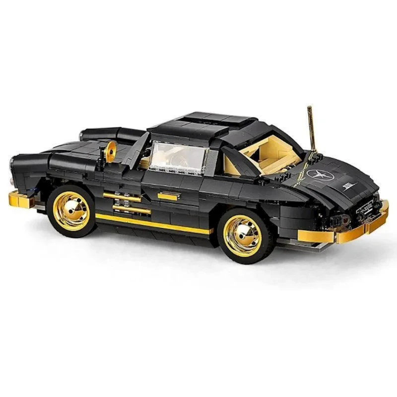 Игровой набор Mould King Classic 300SL Black with Gold Trim, 7-9 лет, 886 элементов