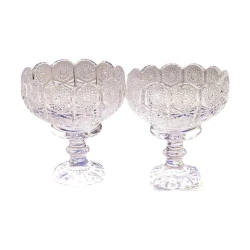 Набор розеток Glass Ware F155-1-2, 2 шт, прозрачные Набор розеток Glass Ware F155-1-2, 2 шт, прозрачные