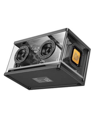 Portativ dinamik Hoco BS62 Flash Transparent 2.1 Channel, qara