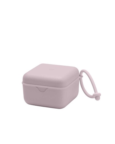 Əmziklər üçün qutu BIBS Dusky Lilac, polipropilen/silikon