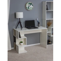 Письменный стол Letta White, 75х50х110 см, ЛДСП, белый