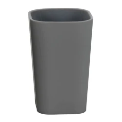 Стакан для зубных щеток JYSK Mala 7.3x7.3x11 см, пластик, серый Стакан для зубных щеток JYSK Mala 7.3x7.3x11 см, пластик, серый