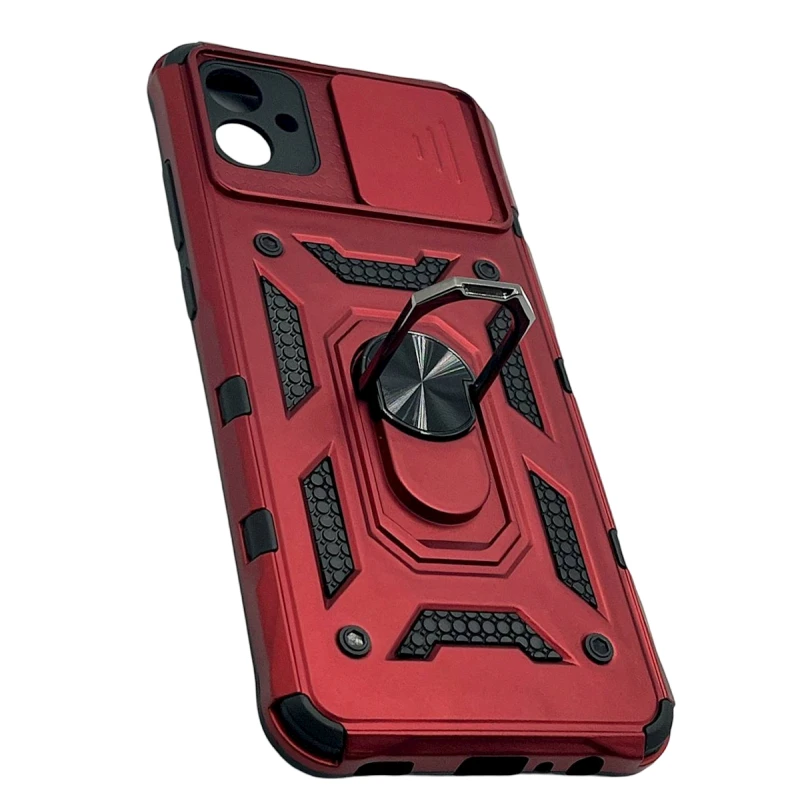 Çexol Robot Samsung Galaxy A04E üçün, qırmızı