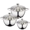 Набор кастрюль Kaisa Villa KV-6646, нержавеющая сталь, 6 предметов Набор кастрюль Kaisa Villa KV-6646, нержавеющая сталь, 6 предметов