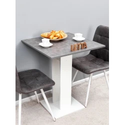 Стол Letta ЛДСП, серый, 78х65х65 см Стол Letta ЛДСП, серый, 78х65х65 см