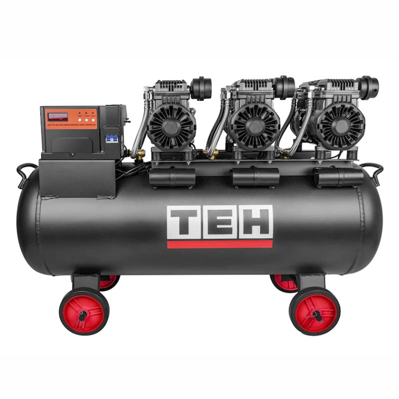 Бесшумный воздушный компрессор TEH TAC100L Бесшумный воздушный компрессор TEH TAC100L