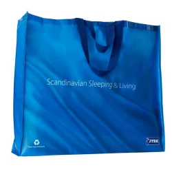 Сумка для покупок JYSK My Blue Bag, полипропилен, синяя, 18x70x60 см