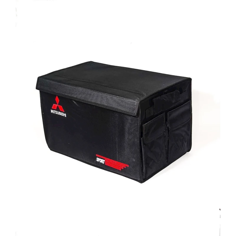 Avtomobil üçün çanta-orqanayzer Mitsubishi, 33x24x17 sm, qara