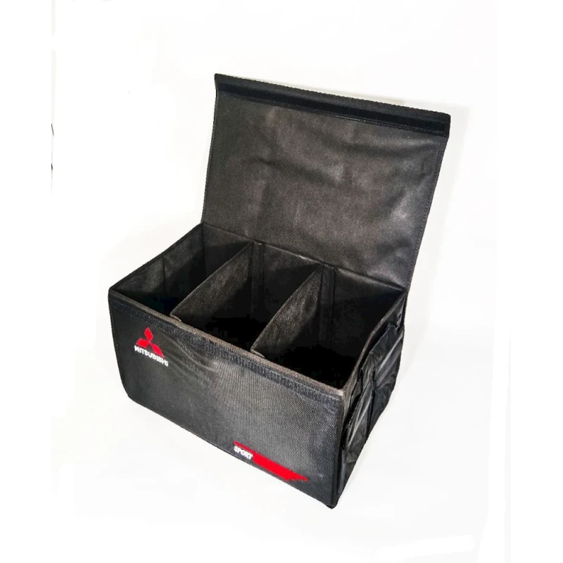 Avtomobil üçün çanta-orqanayzer Mitsubishi, 33x24x17 sm, qara