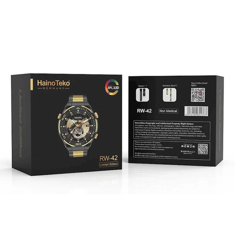 Ağıllı saat Haino Teko RW-42 Black Gold