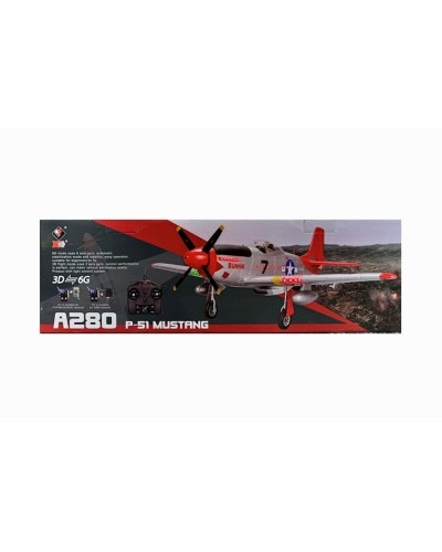Radio ilə idarə olunan təyyarə WLtoys Mustang A280 P-51, 14+ yaş