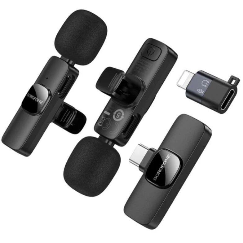 Микрофон Borofone BFK15 Black Микрофон Borofone BFK15 Black