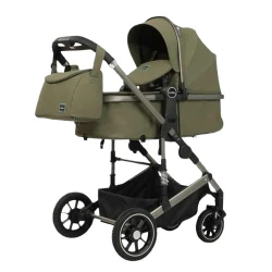 Детская коляска Kidilo 001, алюминий, зеленая