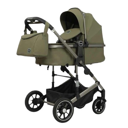 Детская коляска Kidilo 001, алюминий, зеленая
