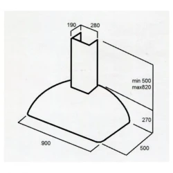 Кухонная вытяжка Bompani BOCR904 /T