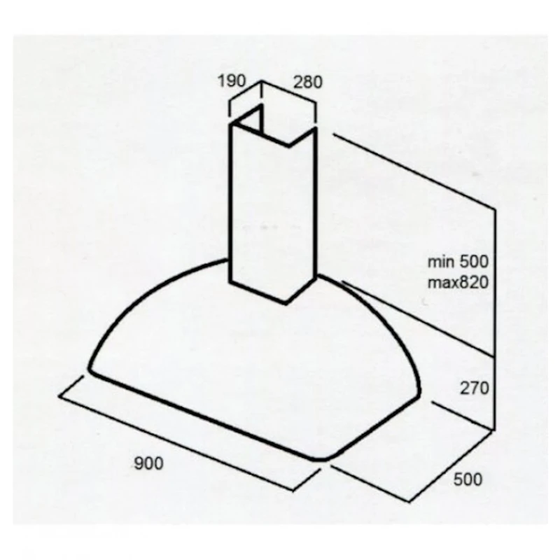 Кухонная вытяжка Bompani BOCR904 /T Кухонная вытяжка Bompani BOCR904 /T
