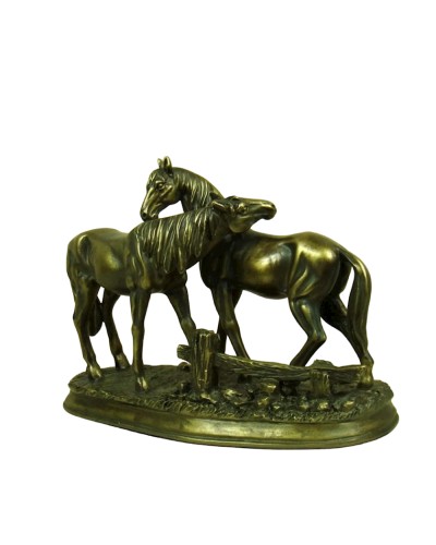 Dekorativ heykəlcik Romantic Horse Lovers, qatran