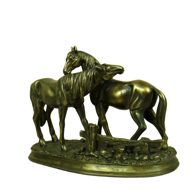 Декоративная статуэтка Romantic Horse Lovers, смола Декоративная статуэтка Romantic Horse Lovers, смола