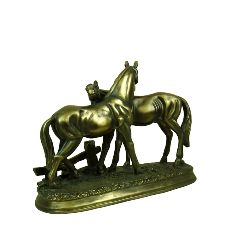 Декоративная статуэтка Romantic Horse Lovers, смола Декоративная статуэтка Romantic Horse Lovers, смола