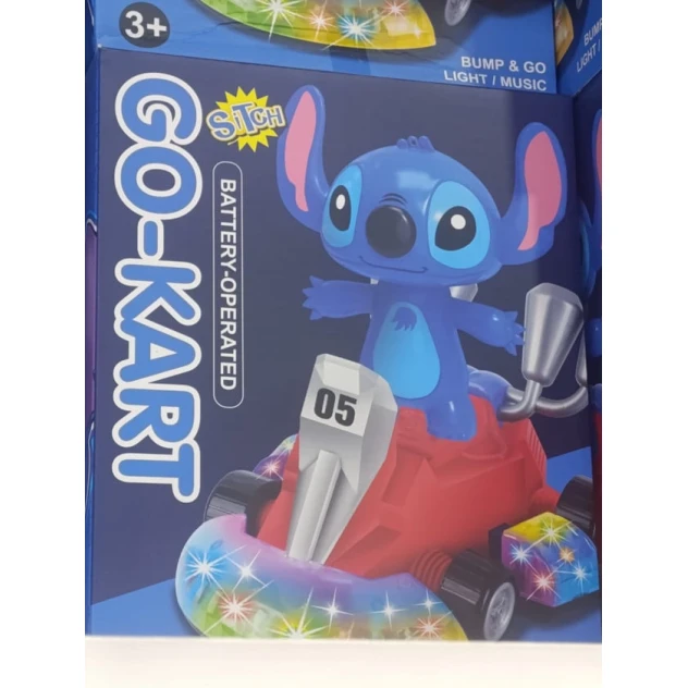 Go-kart Stitch cizgi film qəhramanı arabası CR455