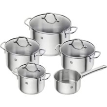 Yemək bişirmək üçün dəst Zwilling Flow, paslanmayan polad, gümüşü, 9 parça
