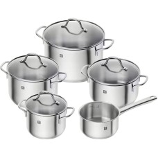 Yemək bişirmək üçün dəst Zwilling Flow, paslanmayan polad, gümüşü, 9 parça