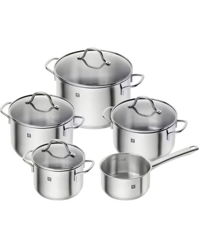 Yemək bişirmək üçün dəst Zwilling Flow, paslanmayan polad, gümüşü, 9 parça