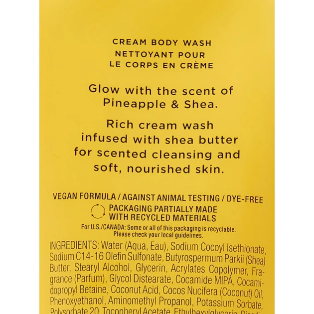 Гель для душа Victorias Secret Pineapple Shea, 236 мл Гель для душа Victorias Secret Pineapple Shea, 236 мл