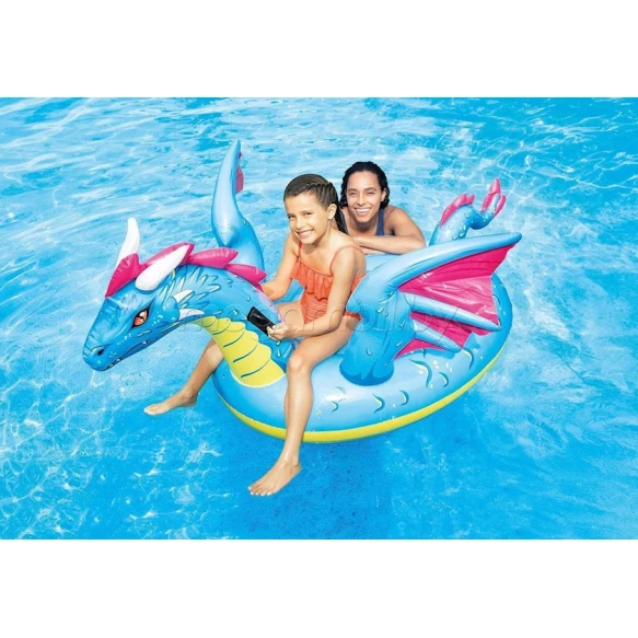 Надувная игрушка Intex 57563 Дракон 201х191 см, до 40 кг, от 3 лет