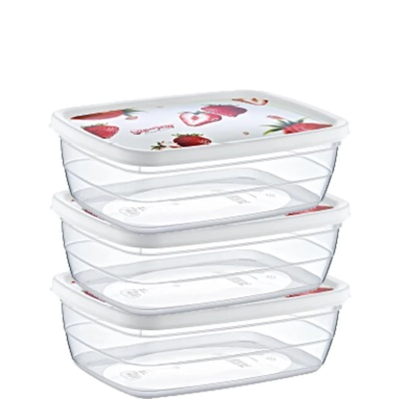 Набор контейнеров Hobby life 02 0906, 1200 мл, 14.3х20х6.7 см Набор контейнеров Hobby life 02 0906, 1200 мл, 14.3х20х6.7 см