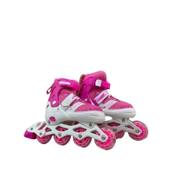 Roliklər Kahn12 M, ölçü 34-37, çəhrayı/ağ