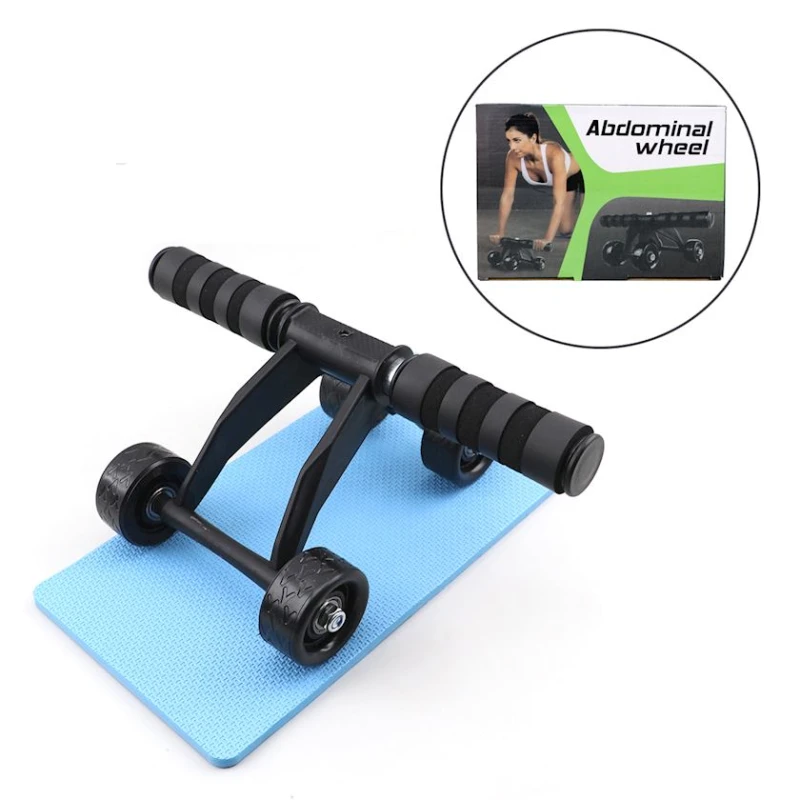 Роликовый тренажер для пресса Abdominal wheel, черный Роликовый тренажер для пресса Abdominal wheel, черный