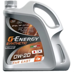 Моторное масло G-Energy 0W-20 C3, 4 л