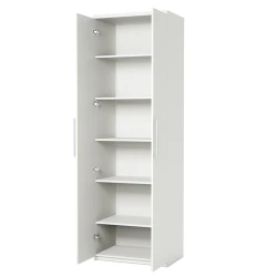 Шкаф Art Mebel Art-80-1, ЛДСП, белый, 50x80x210 см