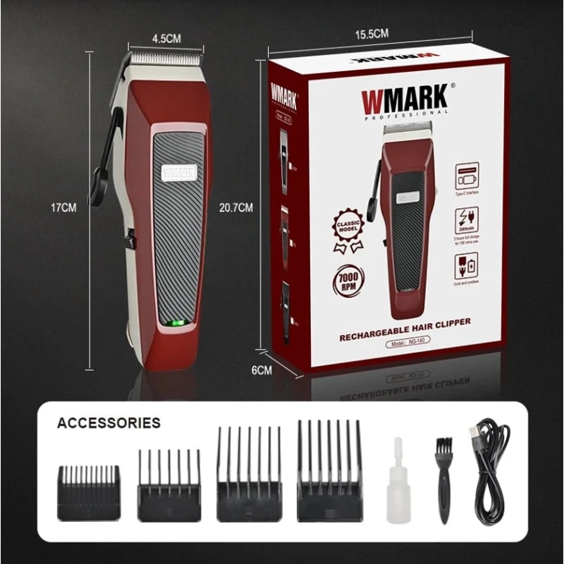 Машинка для стрижки волос WMARK NG-140 Red Машинка для стрижки волос WMARK NG-140 Red