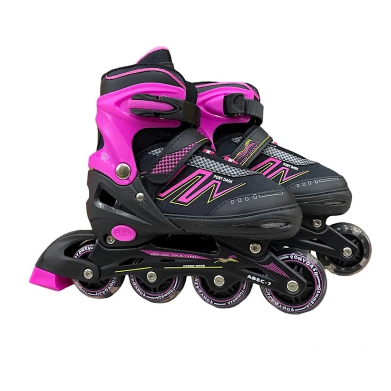 Roliklər uşaqlar üçün 8902A, ölçü М (34-37), çəhrayı/qara Roliklər uşaqlar üçün 8902A, ölçü М (34-37), çəhrayı/qara