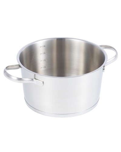 Qazan dəsti Werner Nice 51794, 4 parça, 3.1/4 l, paslanmayan polad/şüşə, qapaq ilə, gümüşü