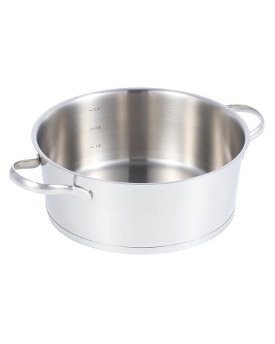 Qazan dəsti Werner Nice 51794, 4 parça, 3.1/4 l, paslanmayan polad/şüşə, qapaq ilə, gümüşü