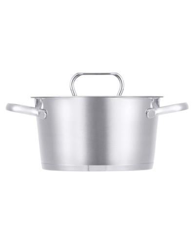 Qazan dəsti Werner Nice 51794, 4 parça, 3.1/4 l, paslanmayan polad/şüşə, qapaq ilə, gümüşü