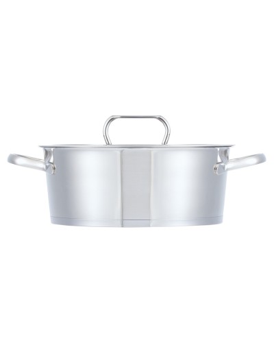 Qazan dəsti Werner Nice 51794, 4 parça, 3.1/4 l, paslanmayan polad/şüşə, qapaq ilə, gümüşü