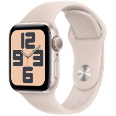 Ağıllı saat Apple Watch SE 2 2022 GPS 40mm Starlight Aluminium Case with Starlight Sport Band Regular (MR9U3QR/A)