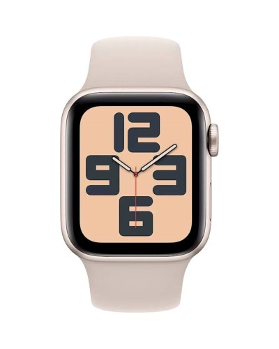 Ağıllı saat Apple Watch SE 2 2022 GPS 40mm Starlight Aluminium Case with Starlight Sport Band Regular (MR9U3QR/A)