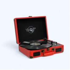 Vinil plastin pleyeri Vintage Classic Red