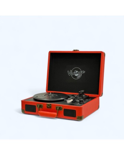 Vinil plastin pleyeri Vintage Classic Red