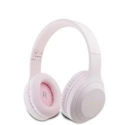 Беспроводные наушники Guess GUOBHV21SFGSP with Classic Printed Logo-Pink