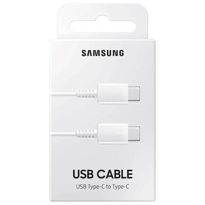 Кабель USB Samsung 45W Type-C to Type-C, Белый Кабель USB Samsung 45W Type-C to Type-C, Белый