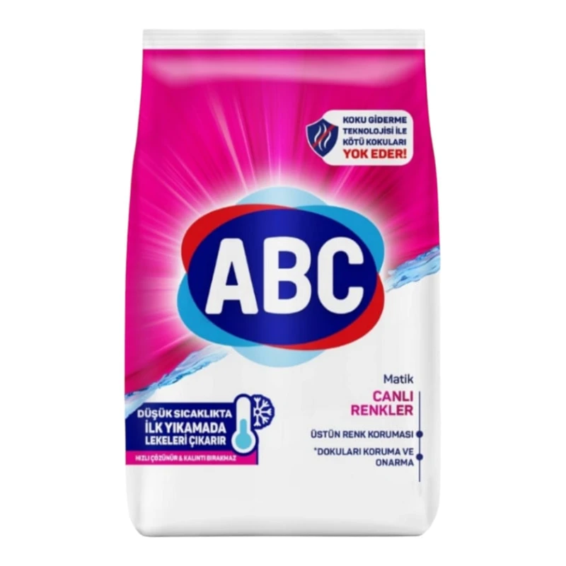 Yuyucu toz ABC matik rəngli paltar üçün, 1.5 kq