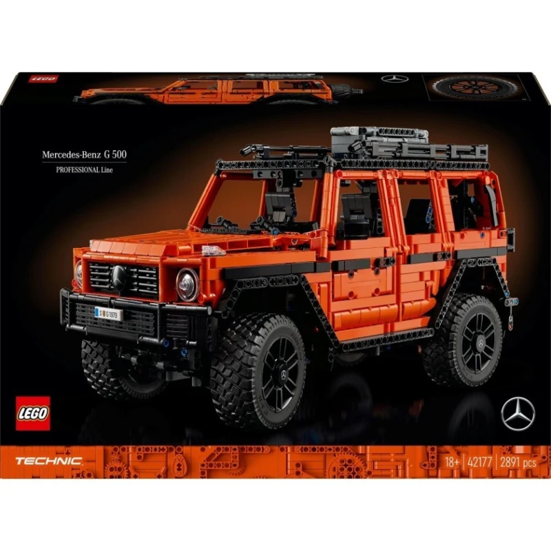 Конструктор LEGO Technic Mercedes-Benz G 500 Professional Line 42177, 2891 деталь, от 18 лет