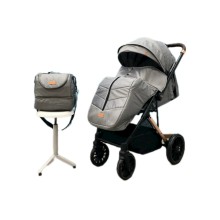 Uşaq arabası Kidilo 6510, boz